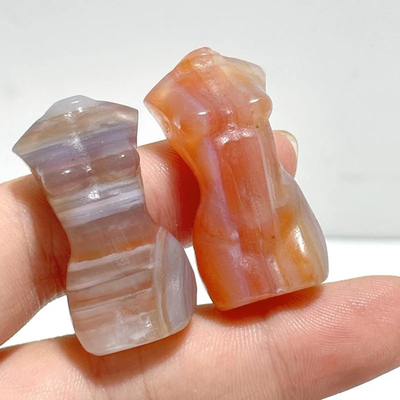 Stripe Agate Goddess Crystal Carving Wholesale - Image 6