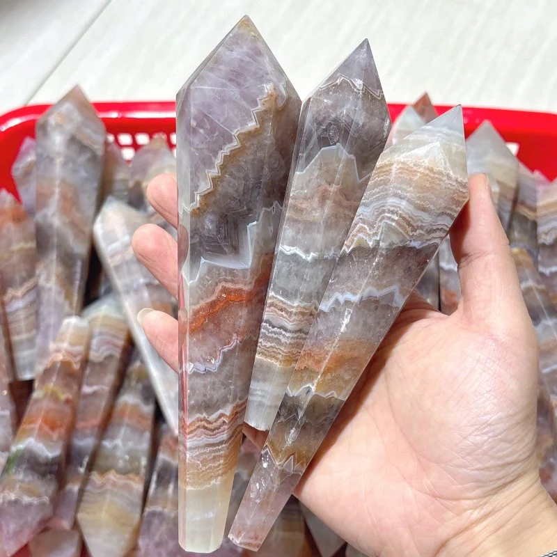 Stripe Agate Scepter Magic Wand Wholesale - Image 6