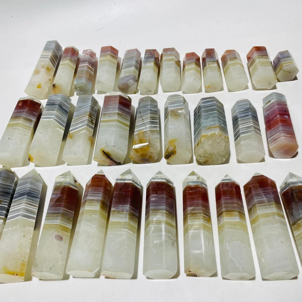 31 Pieces Stripe Agate Points - Image 7