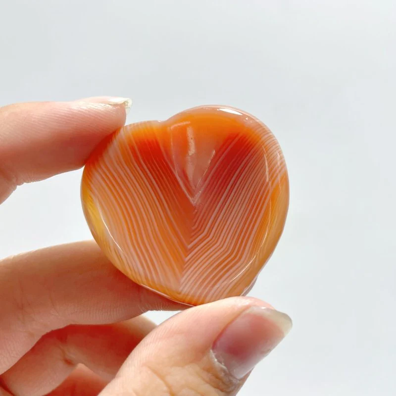 Carnelian Worry Stones Heart Wholesale - Image 2