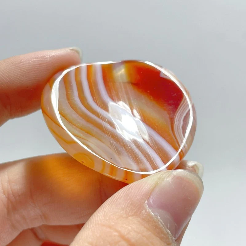 Carnelian Worry Stones Heart Wholesale - Image 5