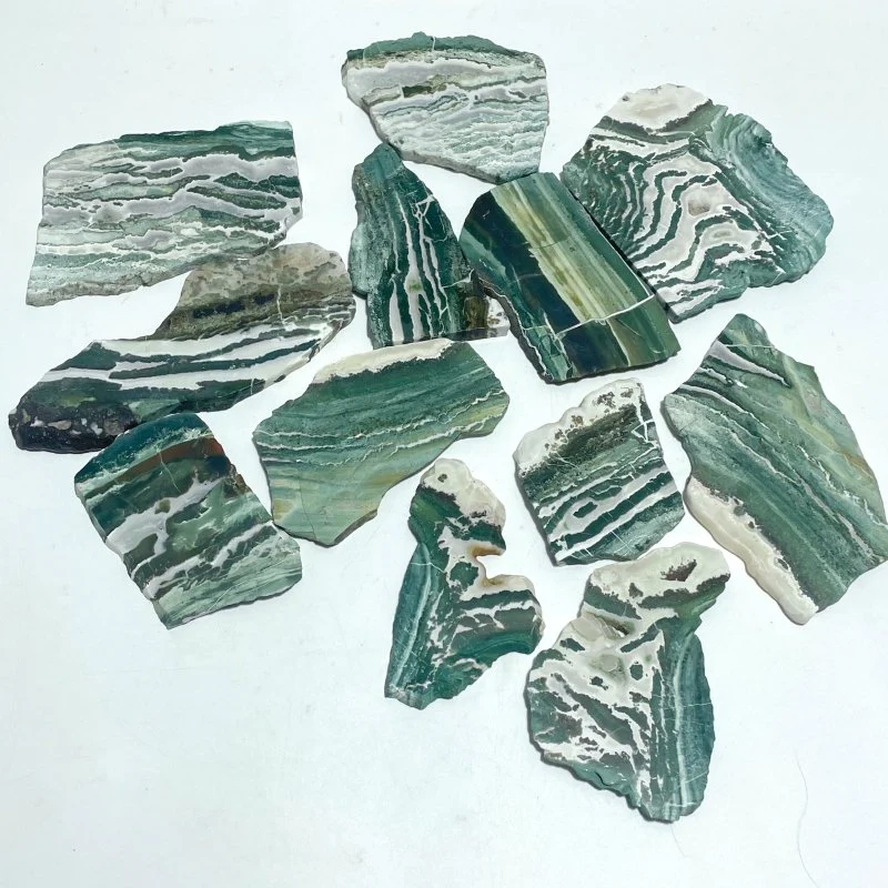 Stripe Moss Agate Slab Wholesale