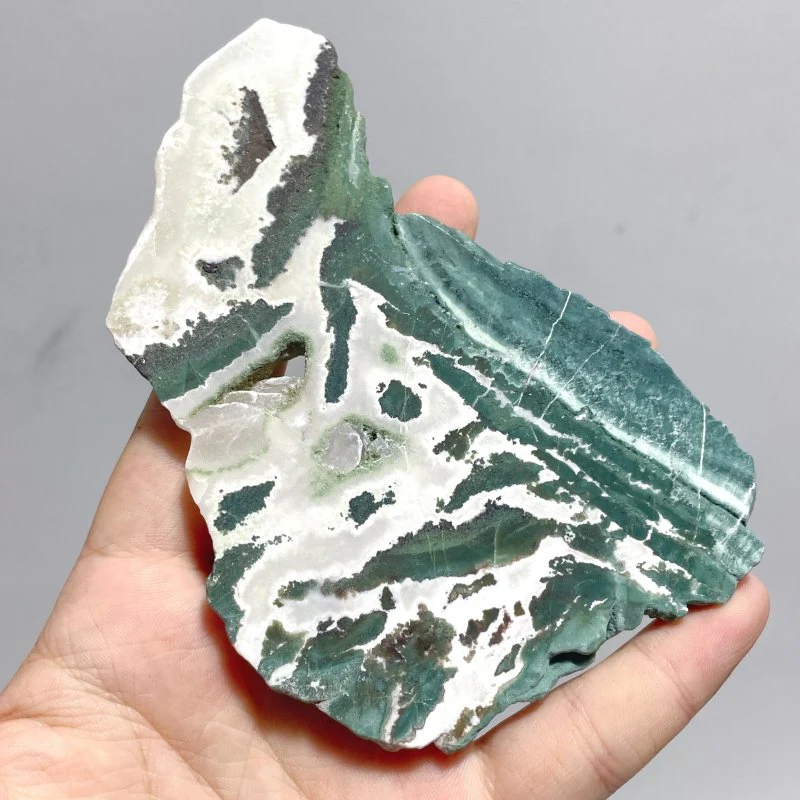 Stripe Moss Agate Slab Wholesale - Image 2