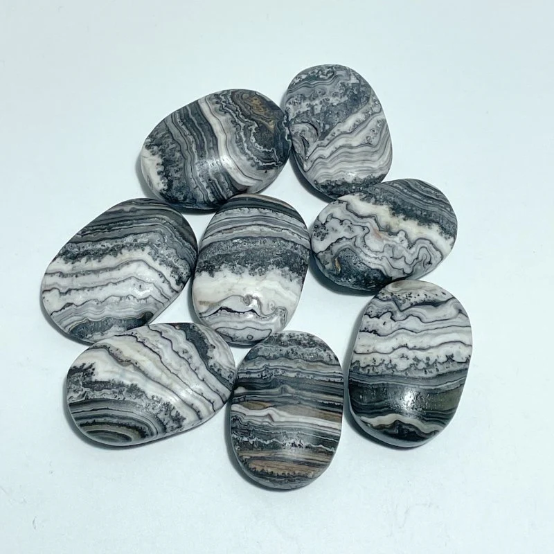 Stripe Yellow Calcite&Grey Calcite Palm Wholesale - Image 3