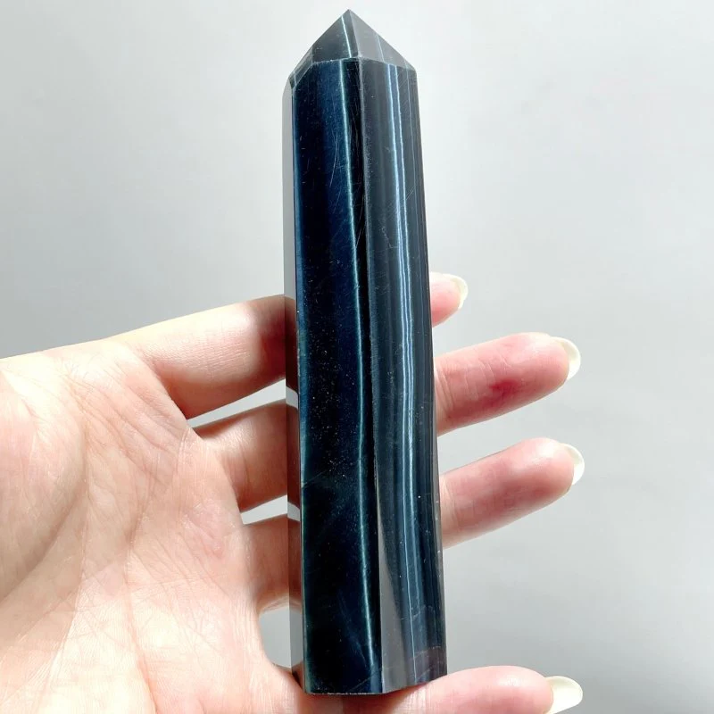 20 Pieces Fat Blue Tiger Eye Tower Points - Image 6