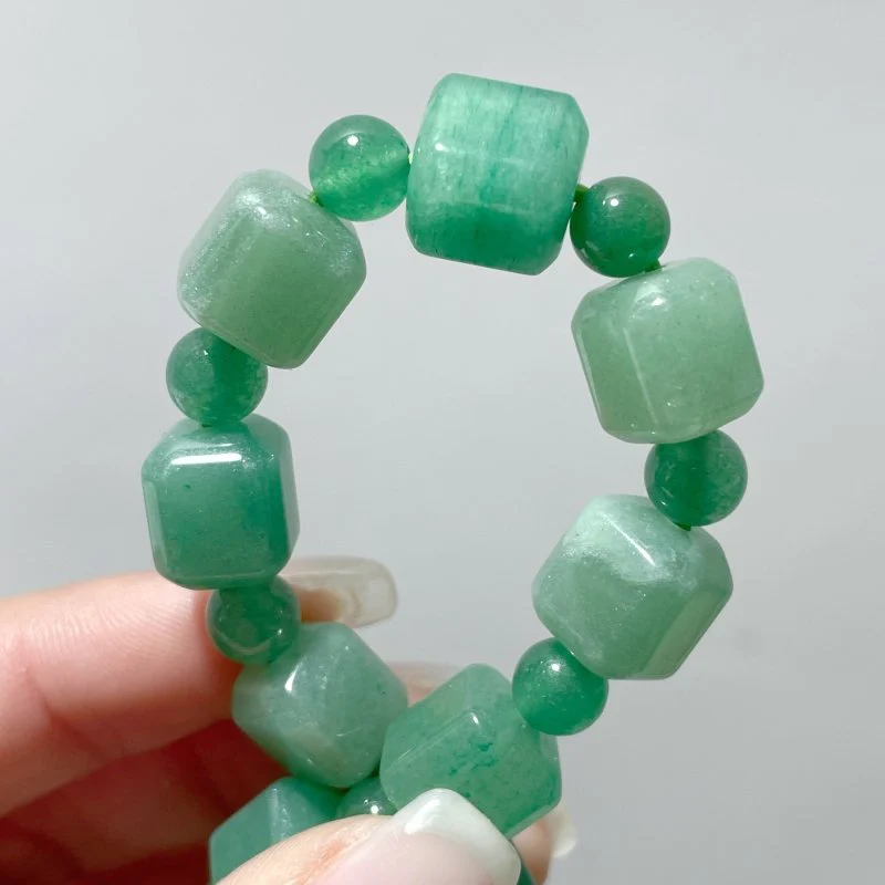 Sugar Cube Green Aventurine Bracelet Wholesale - Image 5