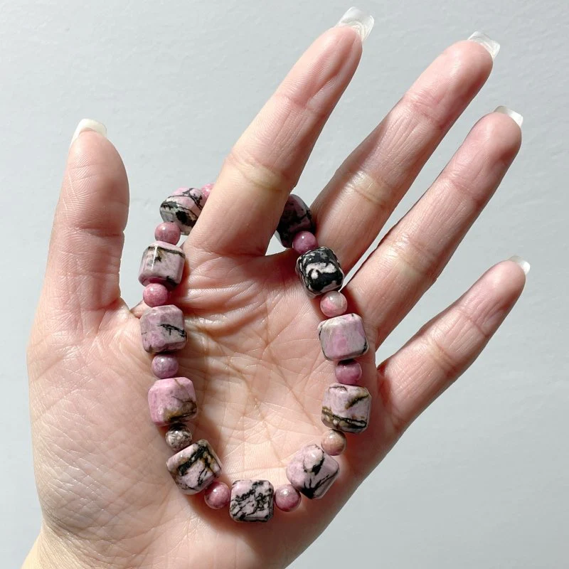 Sugar Cube Rhodonite Bracelets Wholesale - Image 4