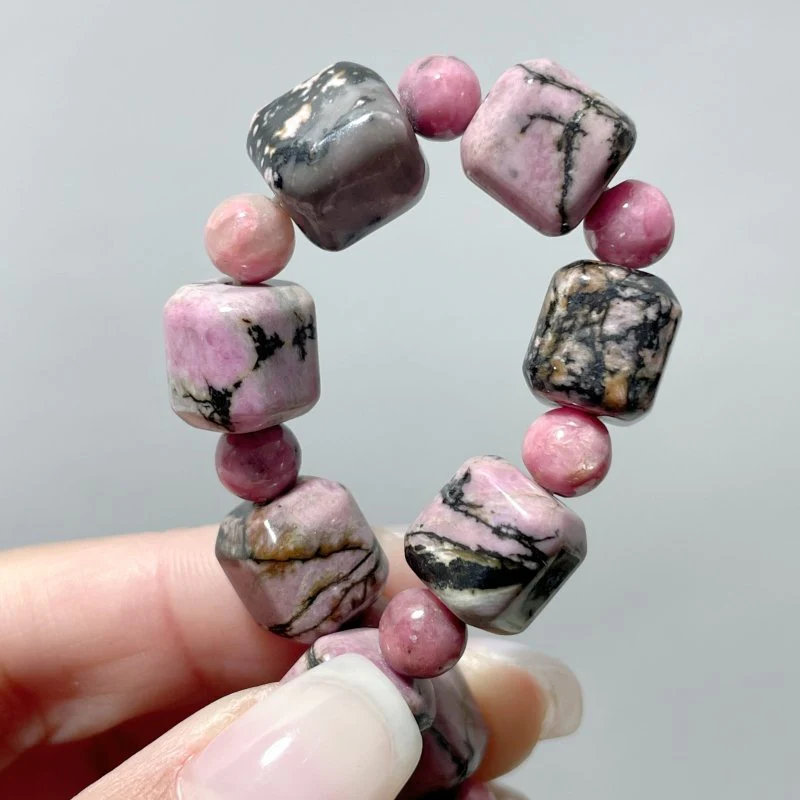 Sugar Cube Rhodonite Bracelets Wholesale - Image 5