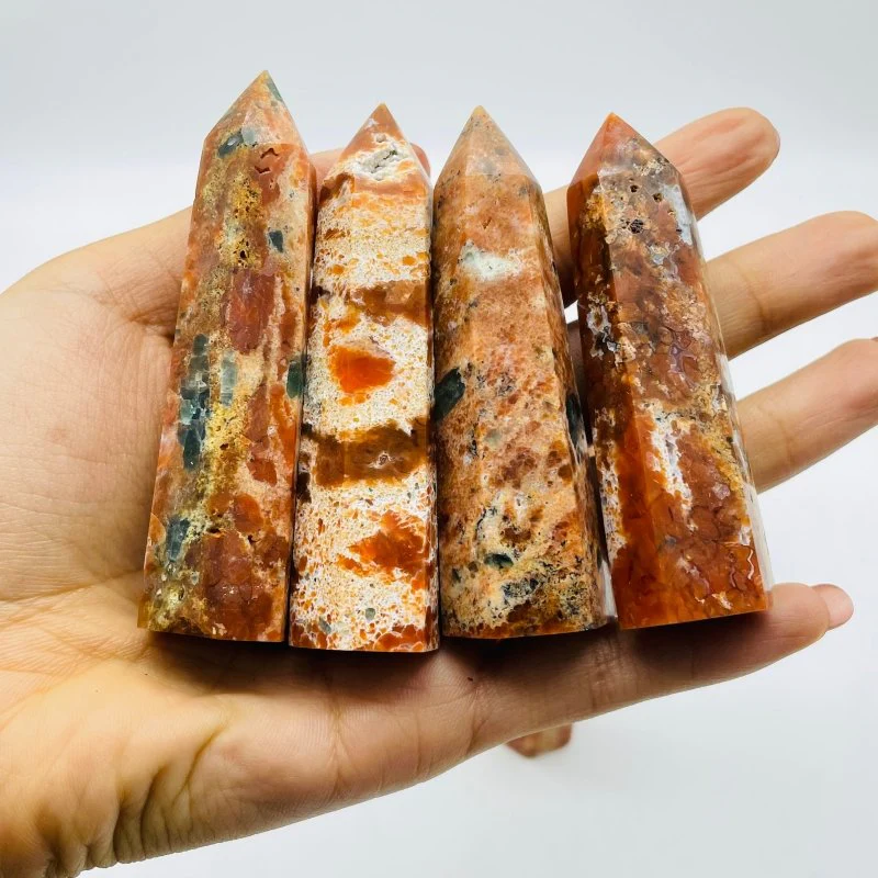 Beautiful Sunstone Mixed Apatite Tower Wholesale - Image 2
