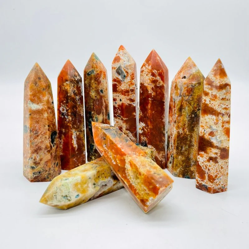 Beautiful Sunstone Mixed Apatite Tower Wholesale - Image 3