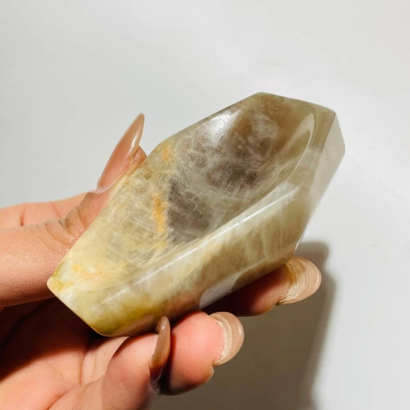 Sunstone Mixed Moonstone Coffin Carving Wholesale - Image 5