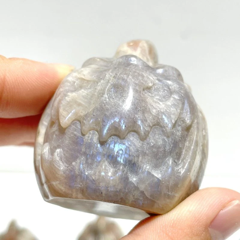 10 Pieces Sunstone Mixed Moonstone Halloween Pumpkin Face - Image 3
