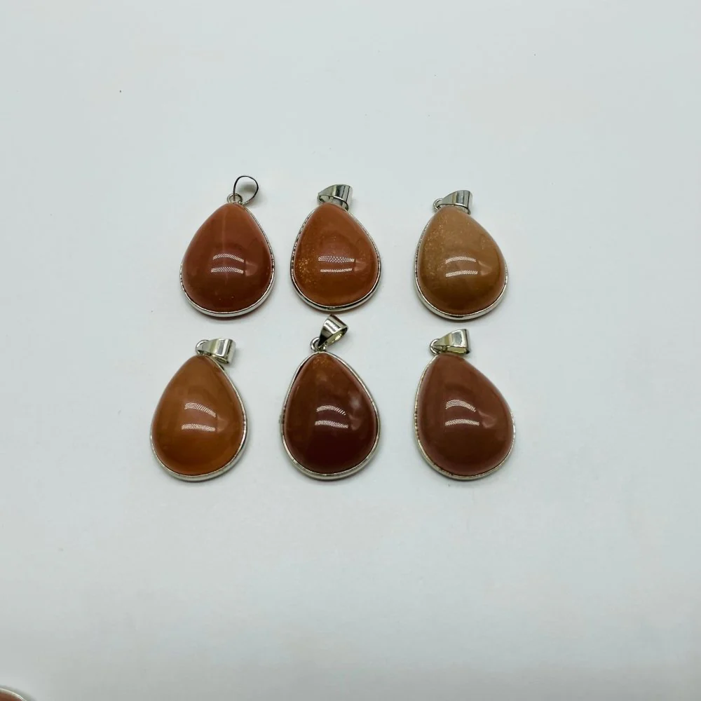 Sunstone Teardrop Shape Pendant Wholesale - Image 2