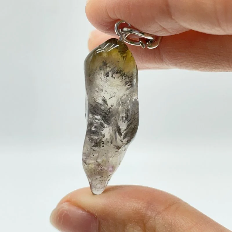 Super 7 Crystal Keychain Wholesale Mixed Citrine Geothite