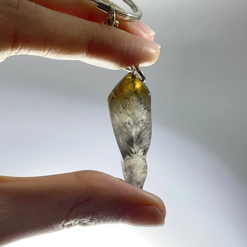 Super 7 Crystal Keychain Wholesale Mixed Citrine Geothite - Image 7