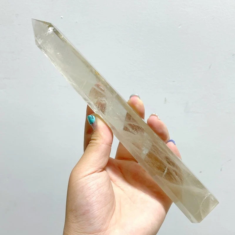12 Pieces Tall Thin Smoky Quartz Tower Point - Image 2