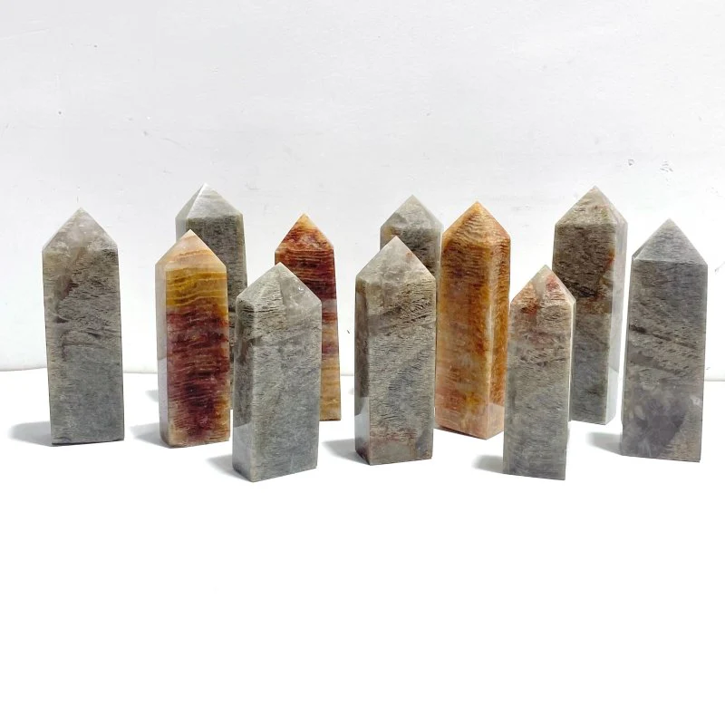 Thousand Layer Garden Quartz Four-sided Point Wholesale - Image 4
