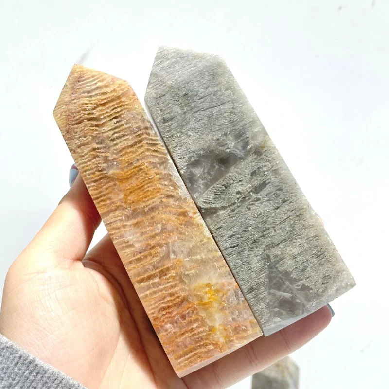Thousand Layer Garden Quartz Four-sided Point Wholesale - Image 5