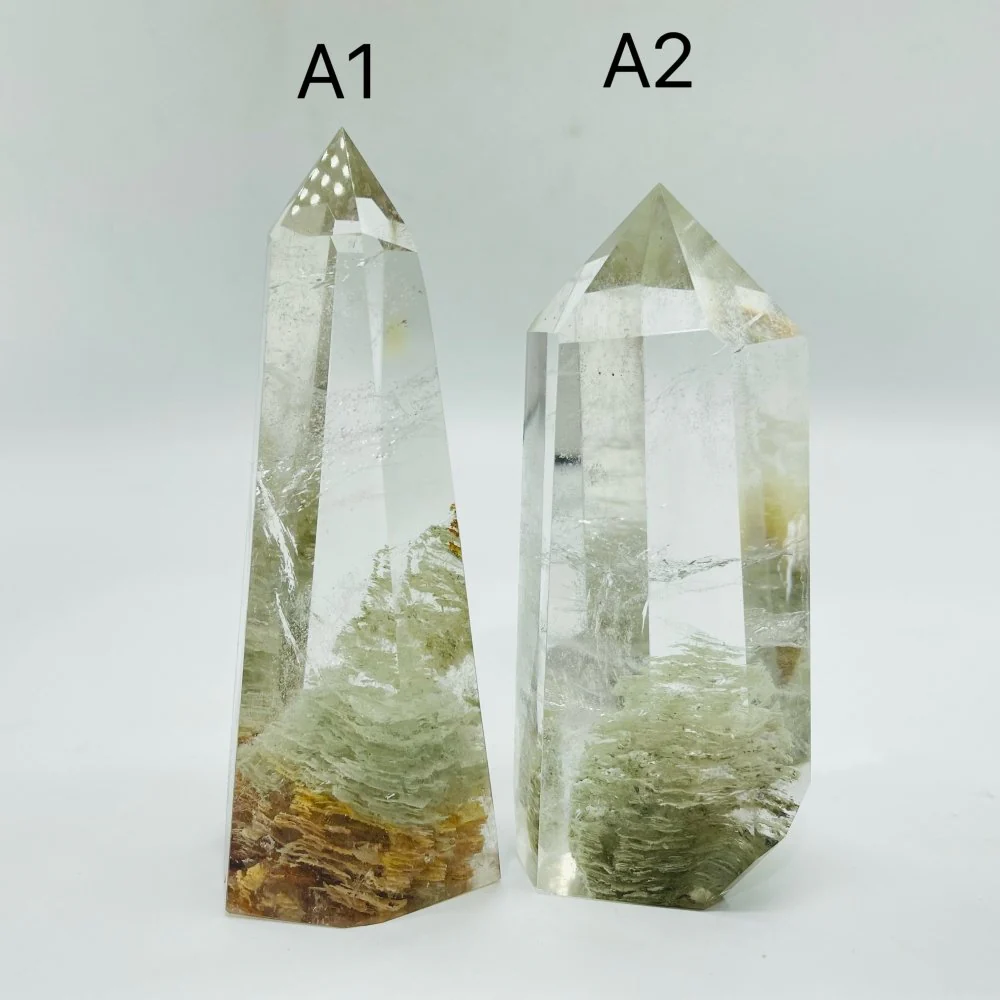 Thousand Layer Garden Quartz lodolite Inclusions Tower - Image 2