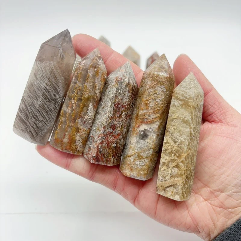 Thousand Layer Garden Quartz Tower Points Wholesale - Image 3