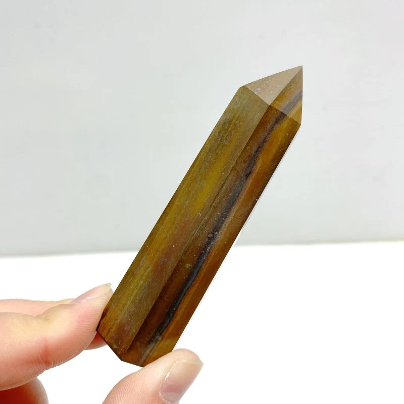 Tiger Eye Stone Mixed Iron Tower Points Wholesale - Image 5