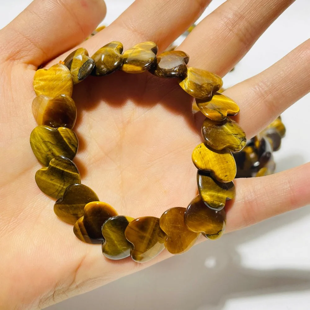 Tiger Eye Heart Bracelet Wholesale