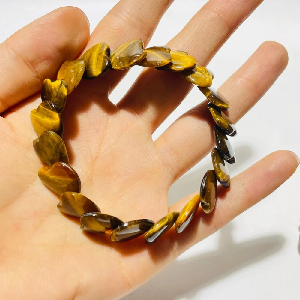 Tiger Eye Heart Bracelet Wholesale - Image 4