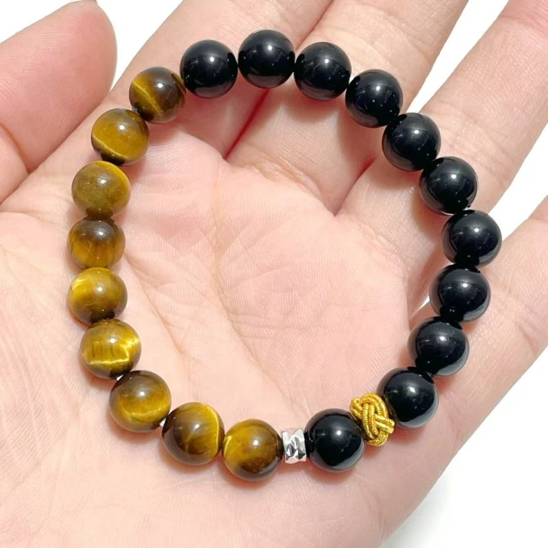 Tiger Eye Obsidian DIY Bracelet Wholesale Original Design