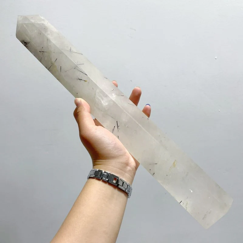 6 Pieces Large Black Tourmaline Crystal Tower - Image 3