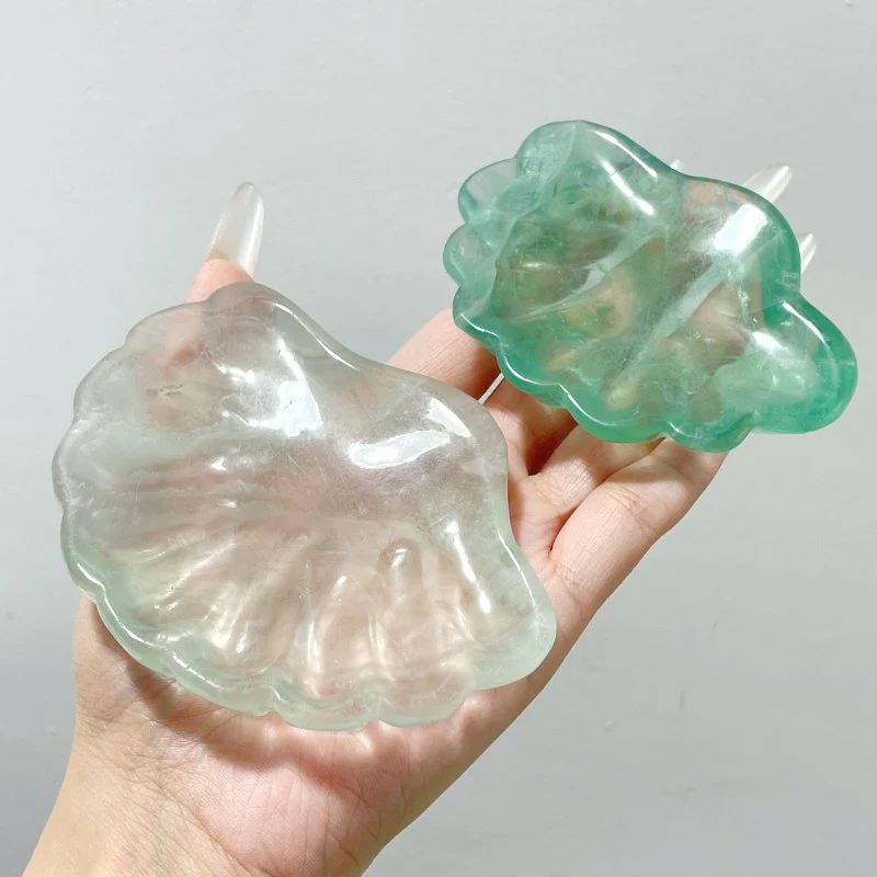 Fluorite Shell Beautiful Shallow Bowl Wholesale - Image 4