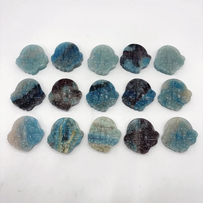 15 Pieces Trolleite Castle Carving Crystal Wholesale - Image 2