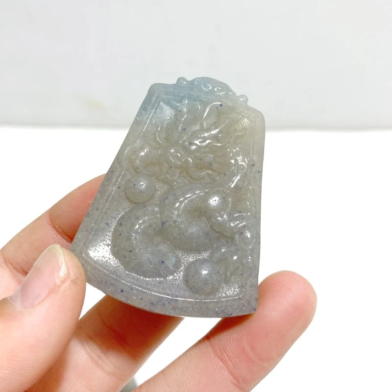 11 Pieces Trolleite Dragon Crystal Carving - Image 3