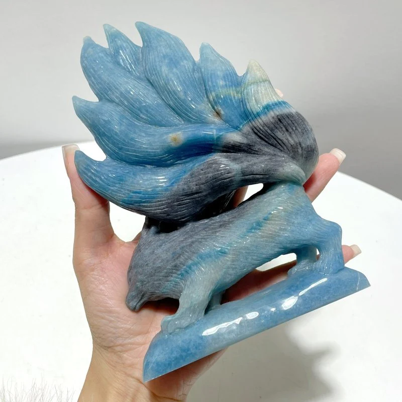 Trolleite Nine-tailed Fox Carving - Image 4