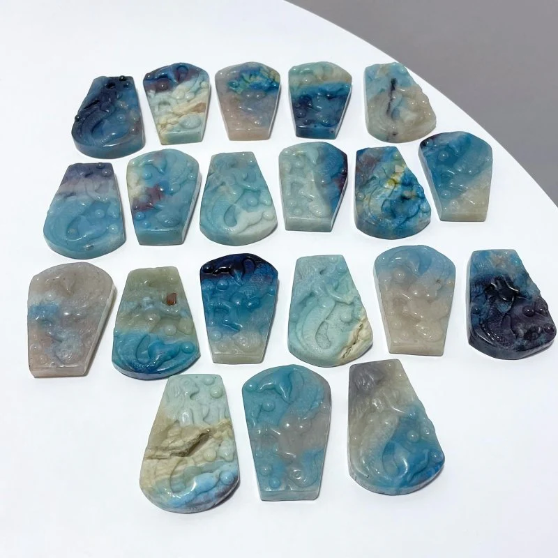 20 Pieces Trolleite Mermaid Carving Crystal Wholesale - Image 7