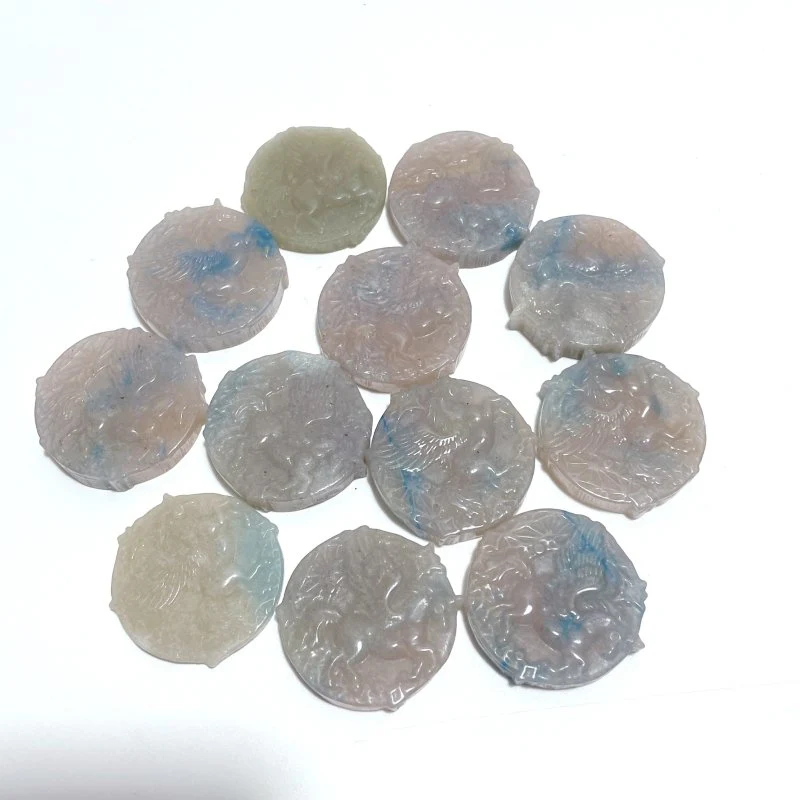 12 Pieces Trolleite Pegagus Crystal Carving Clearance - Image 2