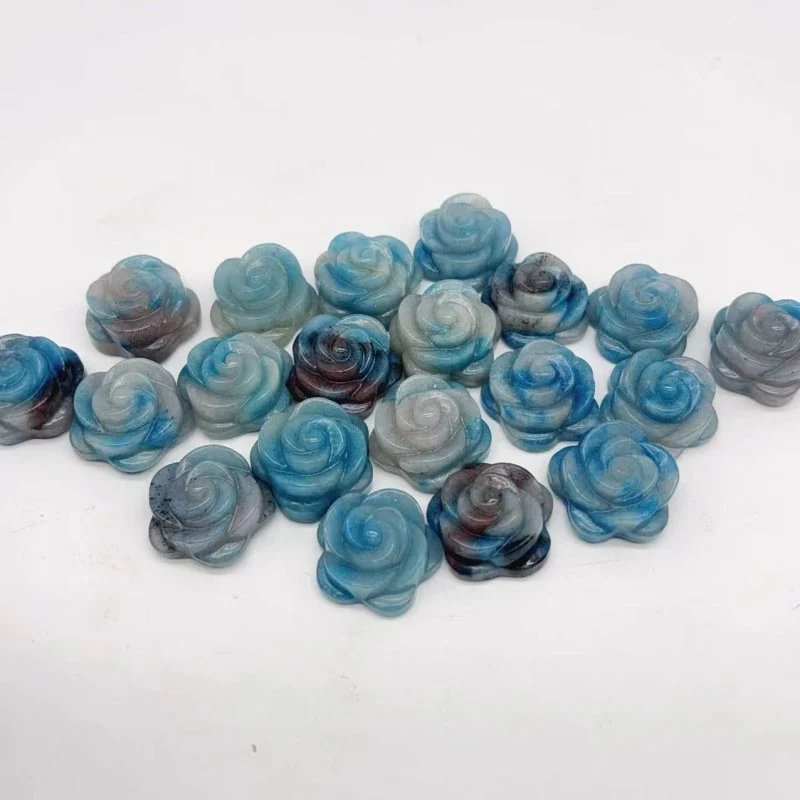 Trolleite Rose Flower Carving Crystal Wholesale - Image 3