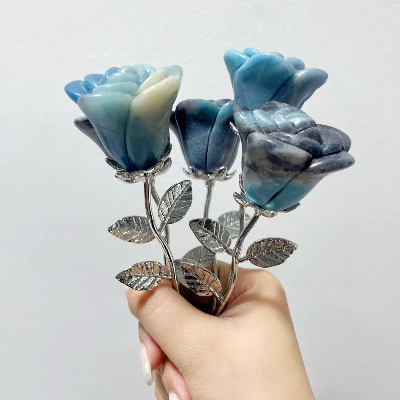 2 Types Trolleite Rose Flower Carving Wholesale #2 Shape