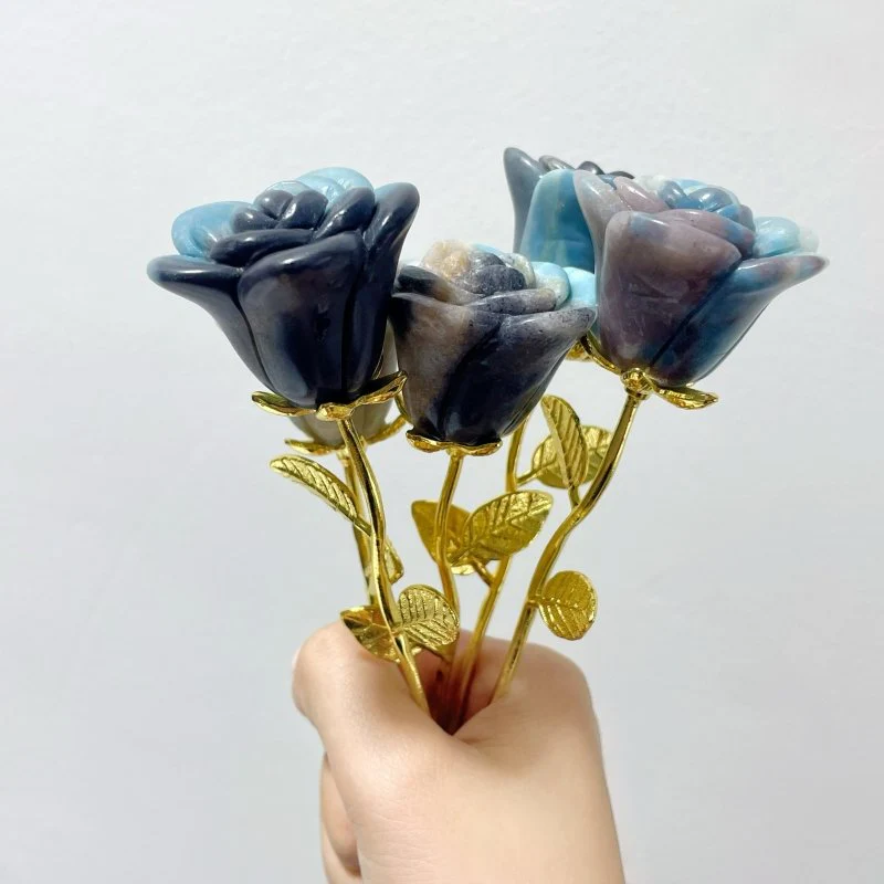 2 Types Trolleite Rose Flower Carving Wholesale #2 Shape - Image 4