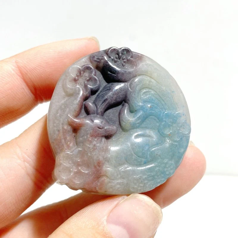 20 Pieces Trolleite Stone Deer Carving Clearance - Image 2