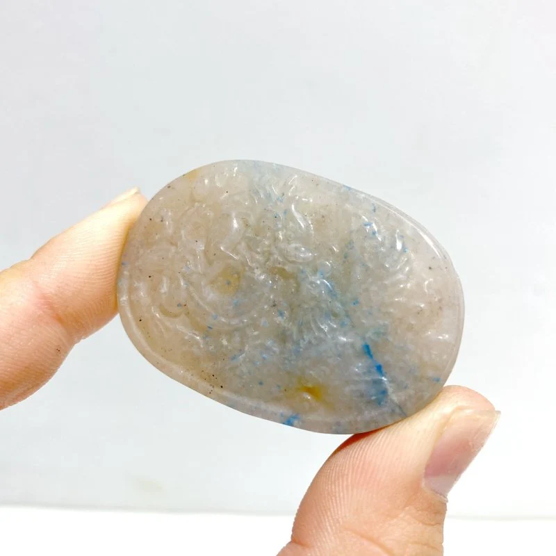11 Pieces Trolleite Stone Dragon & Phoenix Crystal Carving - Image 7