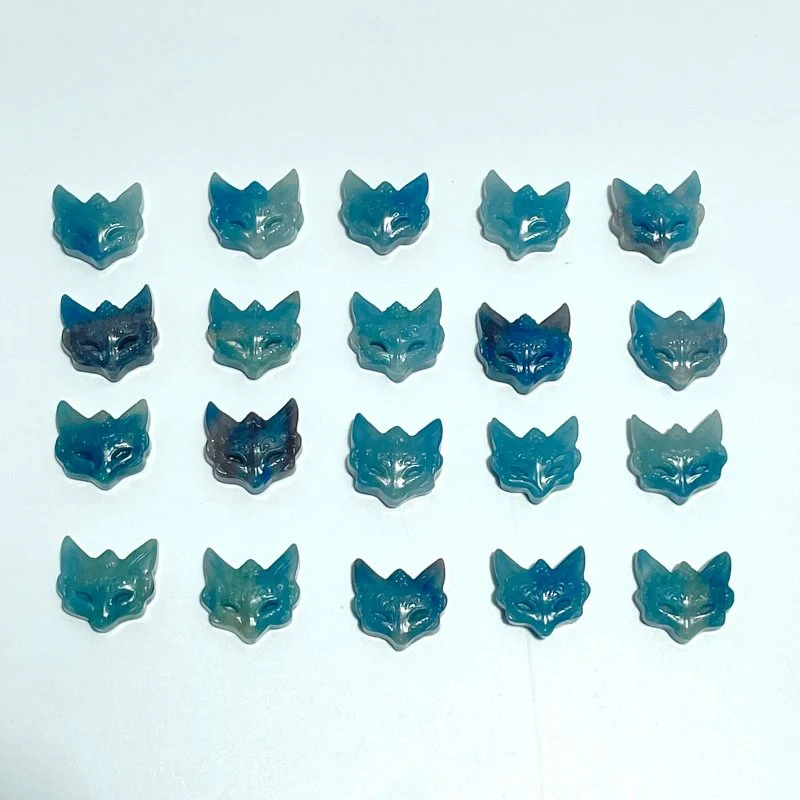 Trolleite Stone Fox Face Carving Wholesale