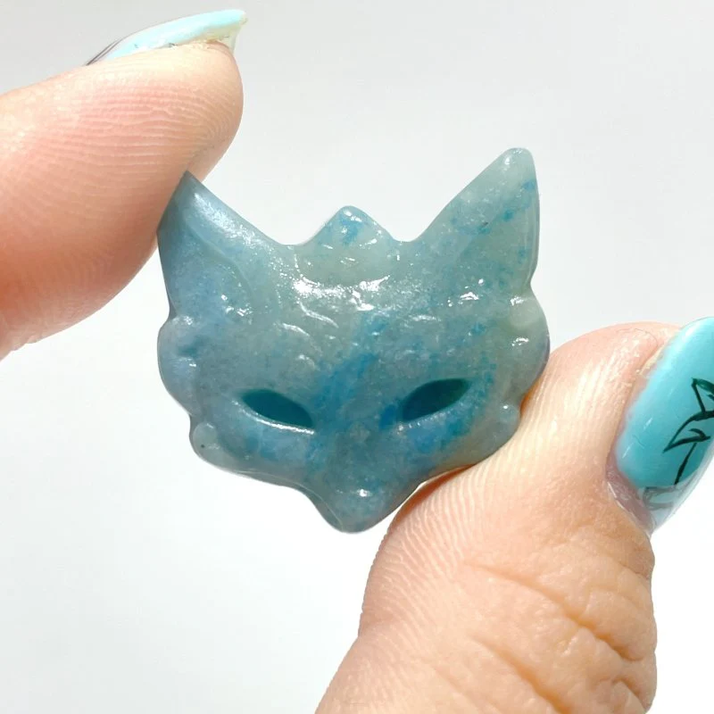 Trolleite Stone Fox Face Carving Wholesale - Image 2