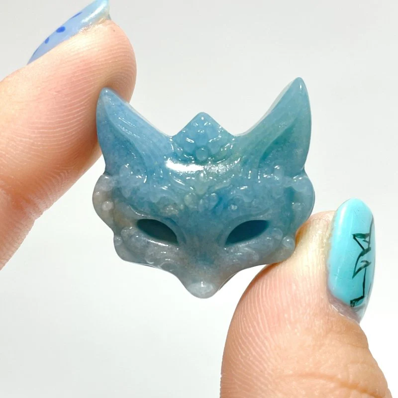 Trolleite Stone Fox Face Carving Wholesale - Image 4