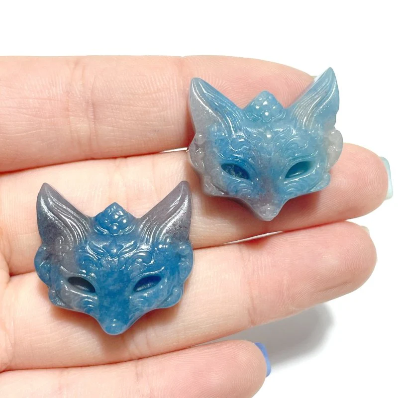 Trolleite Stone Fox Face Carving Wholesale - Image 7