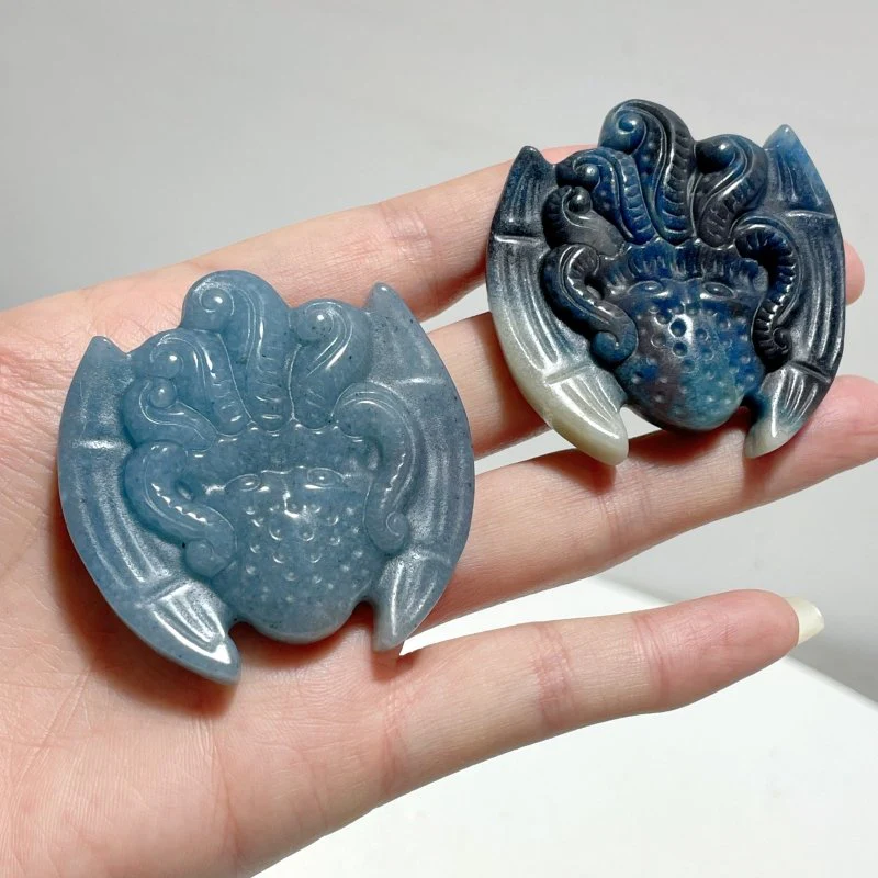 13 Pieces Trolleite Stone Goddess Crystal Carving - Image 2