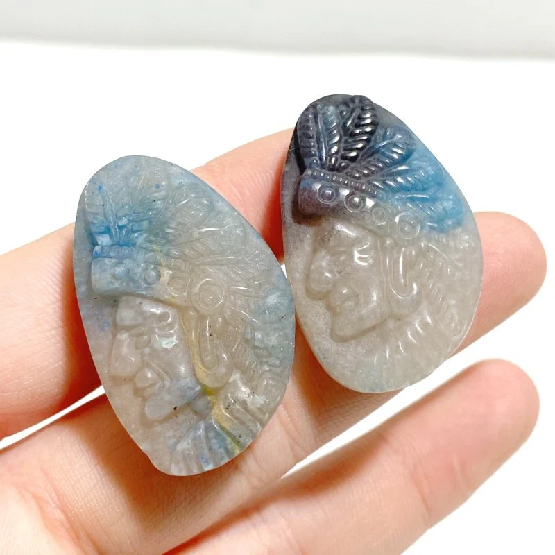 36 Pieces Trolleite Stone Indians Avatar Carving Clearance - Image 7