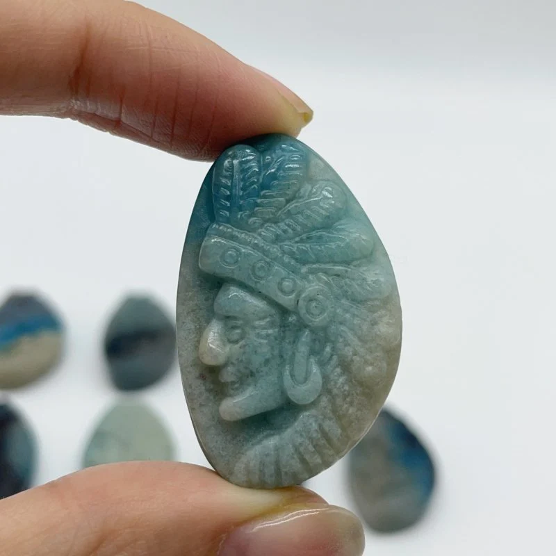 Trolleite Stone Indians Avatar Crystal Carving Wholesale - Image 6