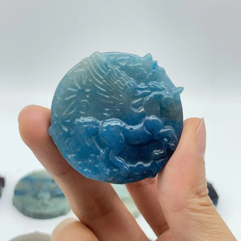 11 Pieces Trolleite Stone Pegasus Crystal Carving