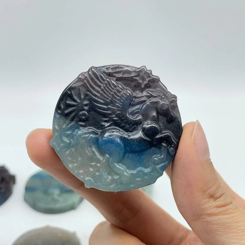 11 Pieces Trolleite Stone Pegasus Crystal Carving - Image 3