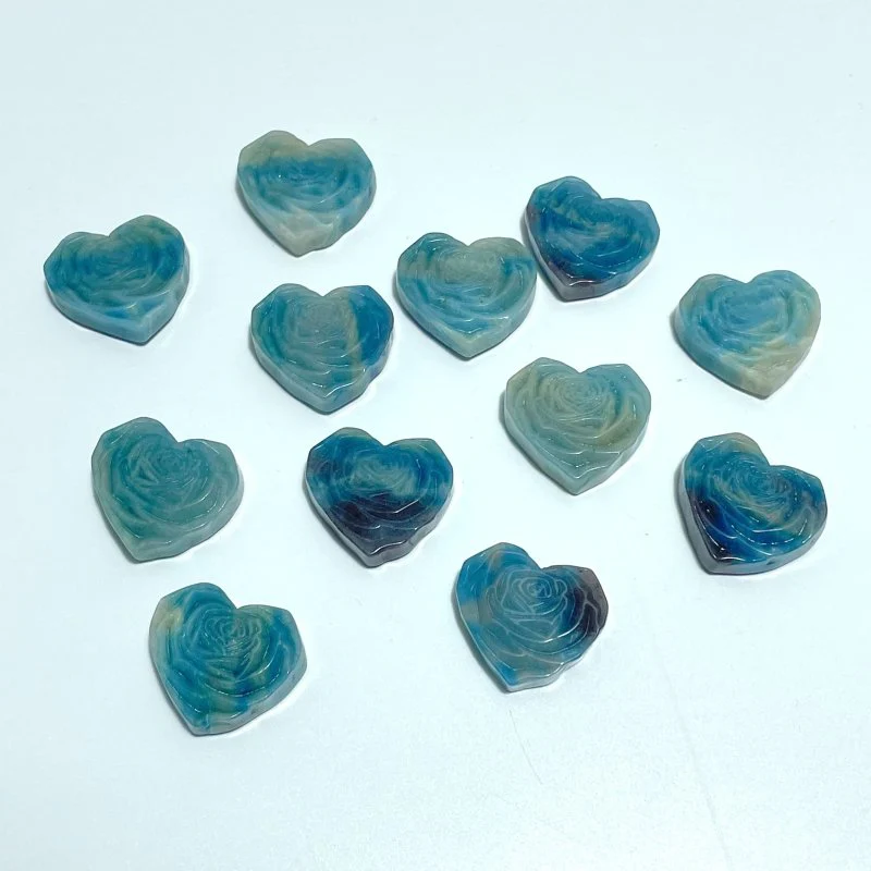 Trolleite Stone Rose Flower Heart Shape Carving Wholesale